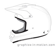 Download Designvorlage Motorrad-Sport CrossIntegralhelm
